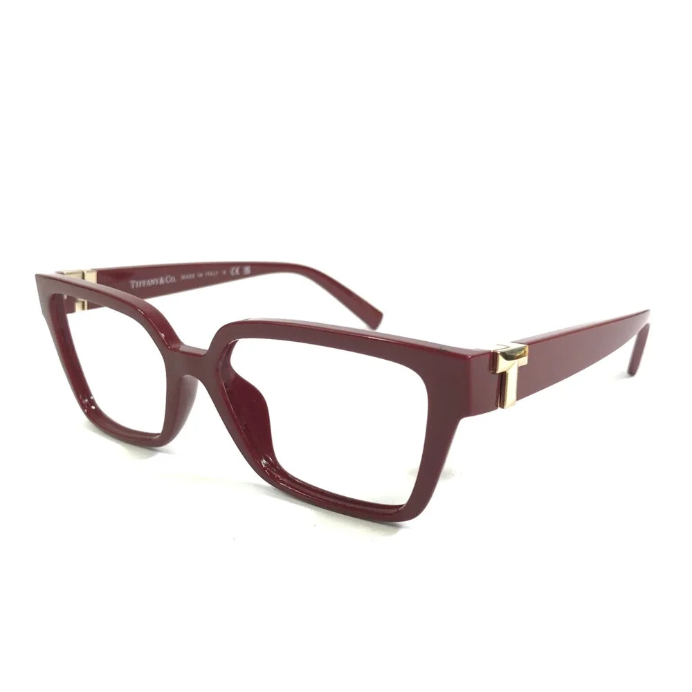 Tiffany & Co. Eyeglasses Frames TF2232-U 8366 Fired Brick Gold Logos 53-16-140